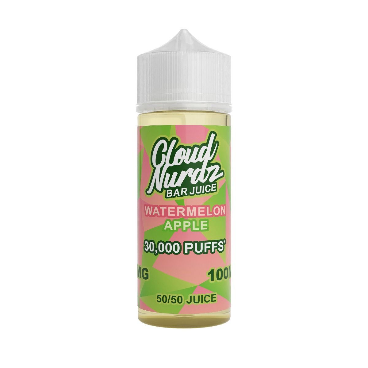 Cloud Nurdz Bar - Watermelon Apple 100ml Shortfill