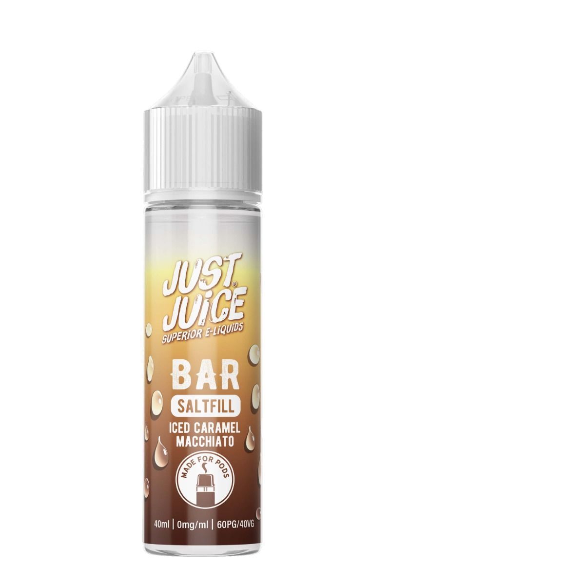 Just Juice Bar Range - Iced Caramel Macchiato - 40ml - Shortfill