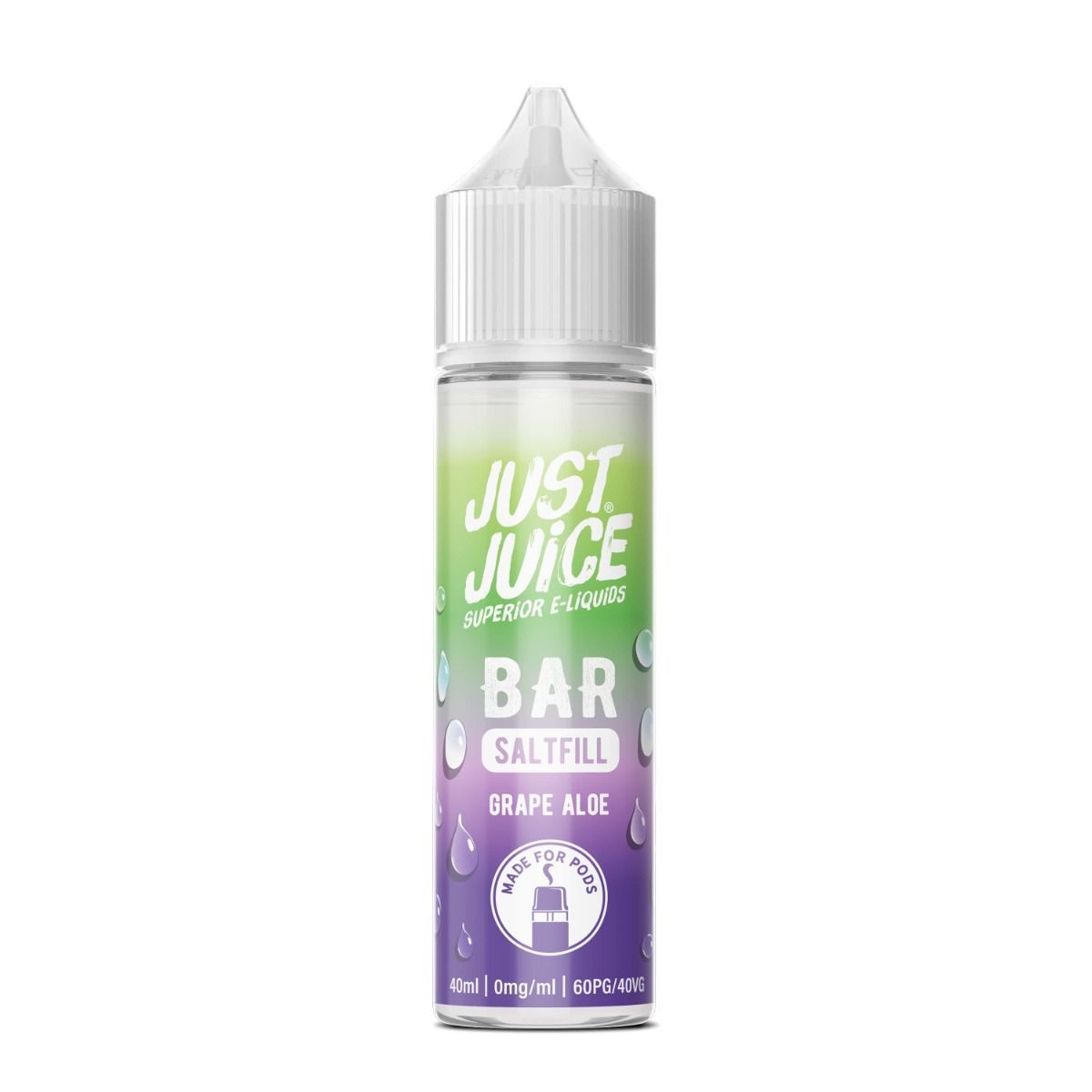 Just Juice Bar Range - Grape Aloe - 40ml - Shortfill