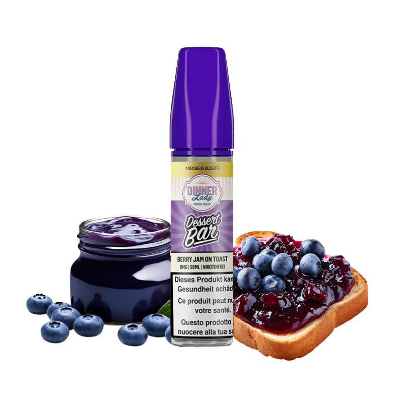 Dinner Lady - Berry Jam on Toast - 50/60ml