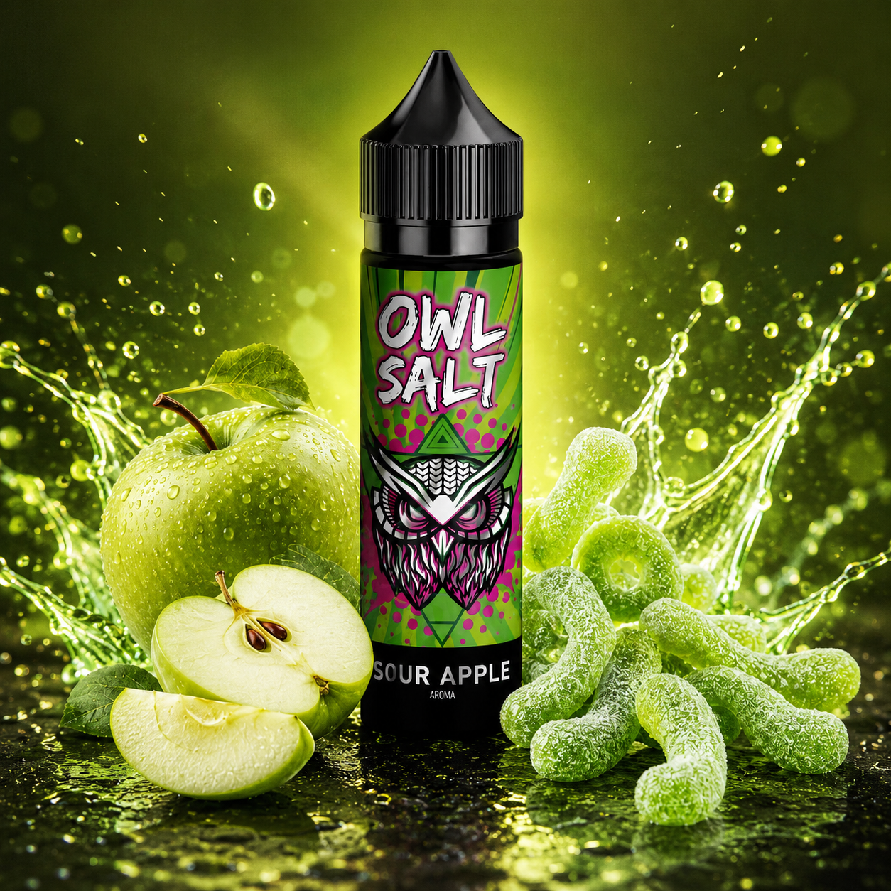 OWL Salt – Sour Apple - Longfill