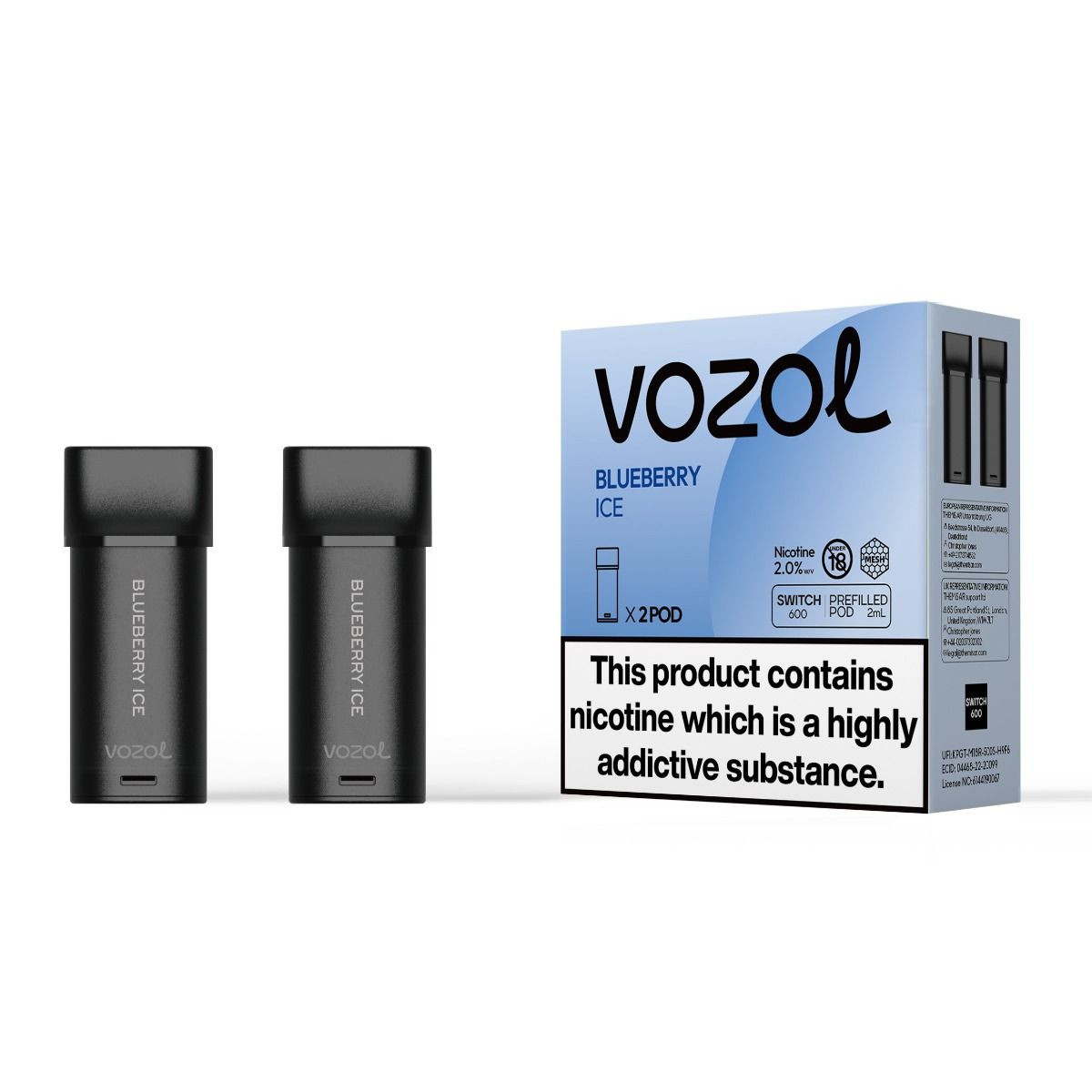 Vozol - Switch 600 Pod