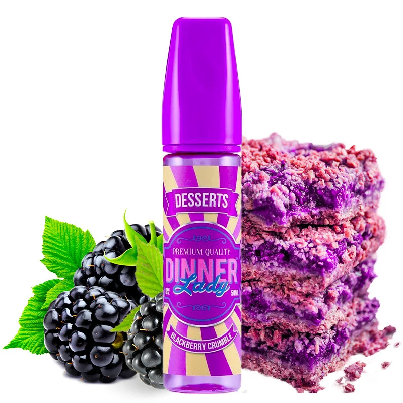 Blackberry Crumble - Dinner Lady - Shortfill 50/60ml