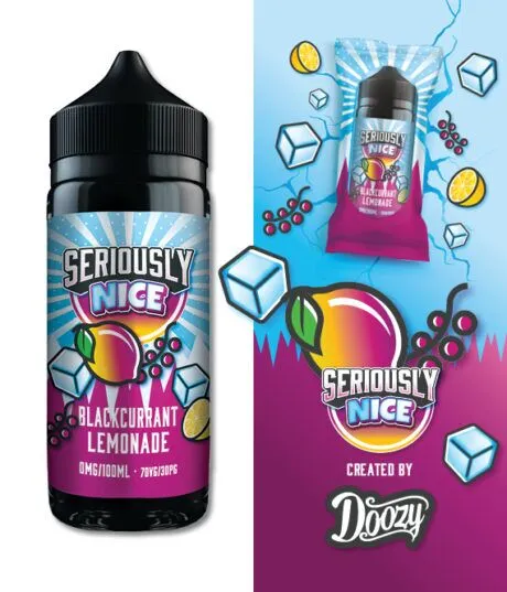 DOOZY VAPE - Seriously Nice - Blackcurrant Lemonade